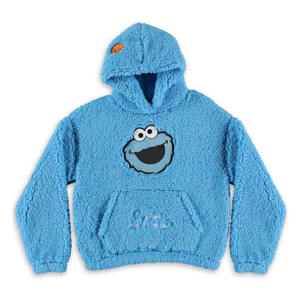 Sesame Street Teddy Hooded Sweater Cookie Monster Size M