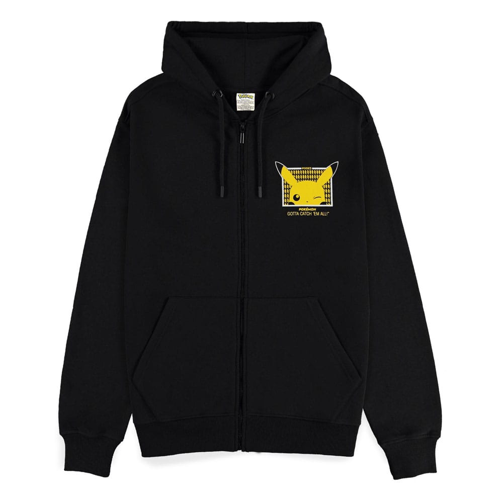 Pokémon Zipper Hoodie Gotta Catch 'em All Pikachu Size XL