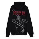 Chainsaw Man Zipper Hoodie Chainsaw Devil Size S