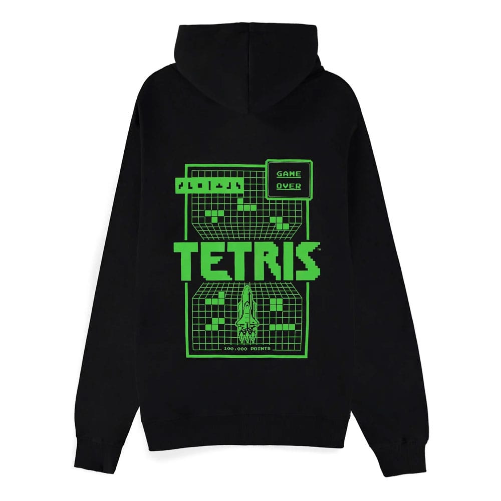 Tetris Zipper Hoodie Game Over  Size L