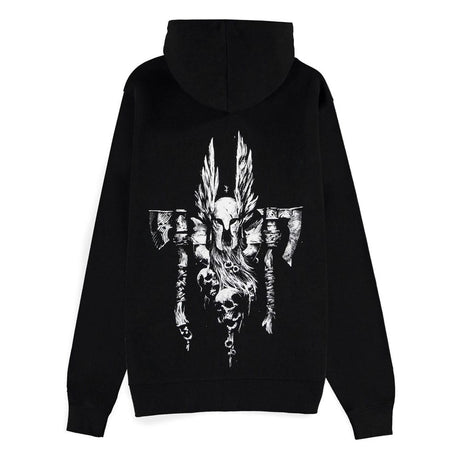 Diablo IV Zipper Hoodie Sweater Barbarian Sigil Size XL