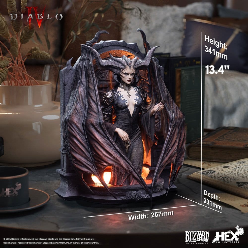 Diablo IV Art Statue Lilith 34 cm