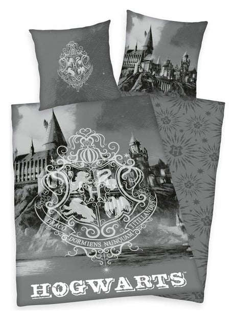 Harry Potter Bed Linen Hogwarts Gray 135 x 200 cm