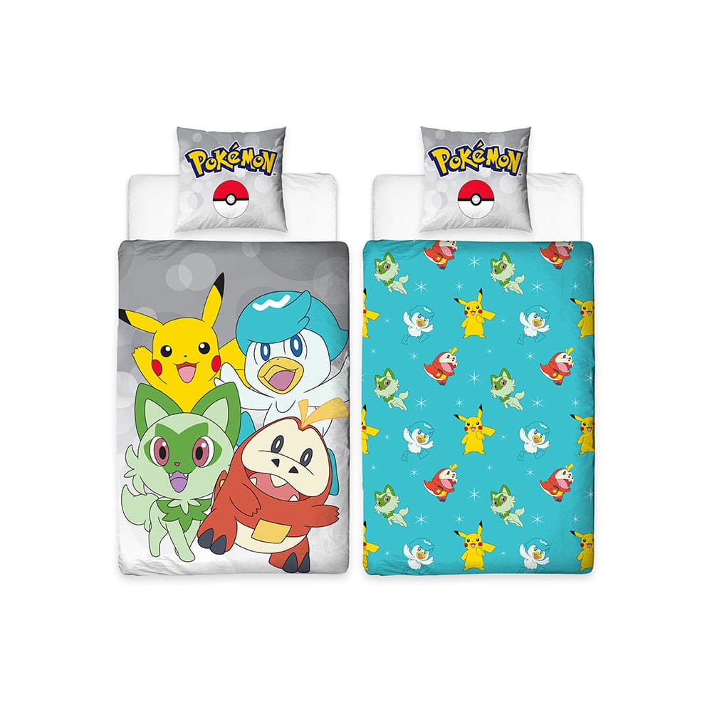 Pokemon bed linen Pokemon light blue 135 x 200 cm