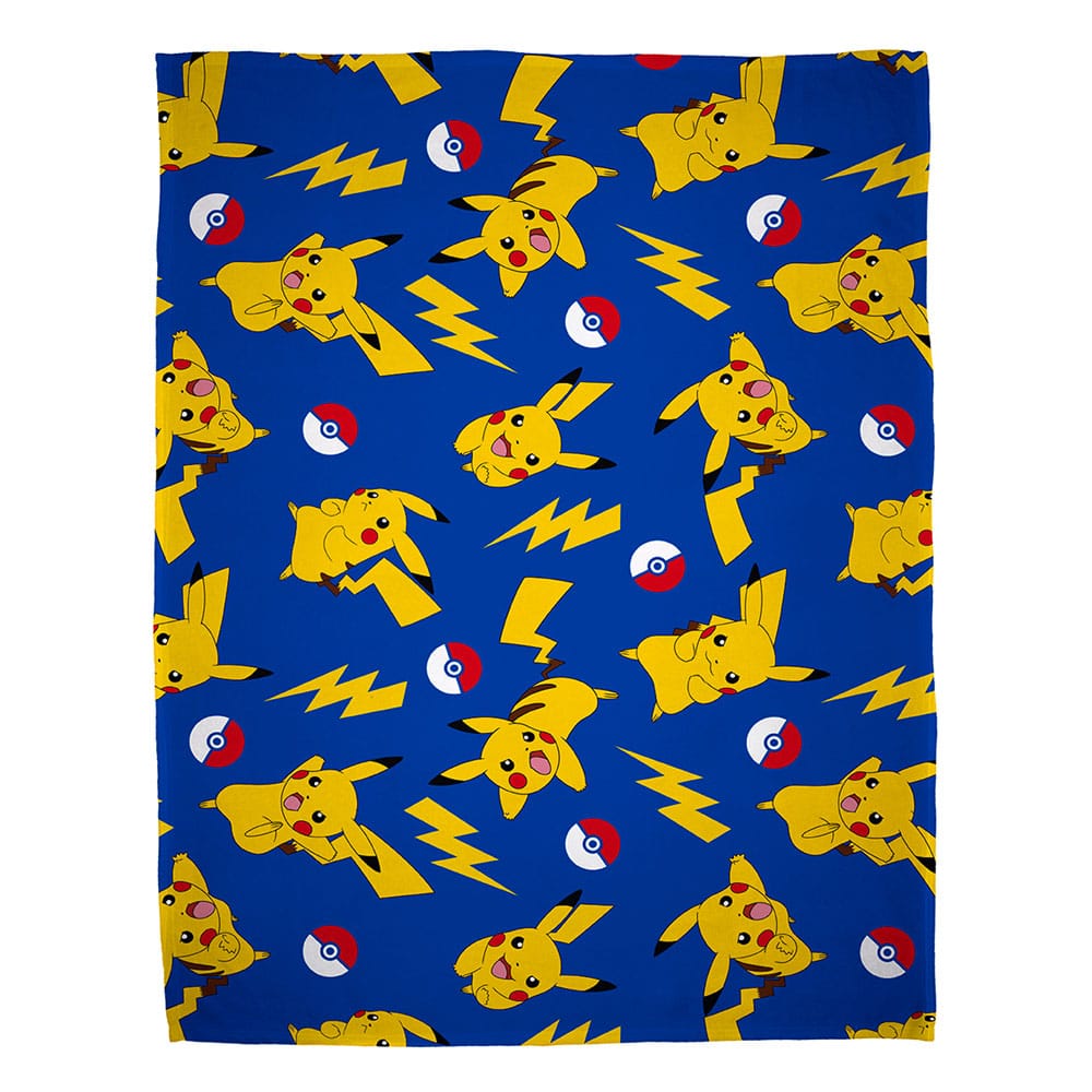 Pokemon blanket Pikachu Allover Print  130 x 170 cm
