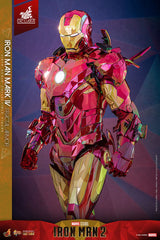 Iron Man Movie Masterpiece Diecast Action Figure 1/6 Iron Man Mark VI (Fractal Armor) Hot Toys Exclusive 33 cm