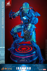 Iron Man Movie Masterpiece Diecast Action Figure 1/6 Iron Man Mark III (Stealth Mode Ver.) 2.0 Hot Toys Exclusive 33 cm