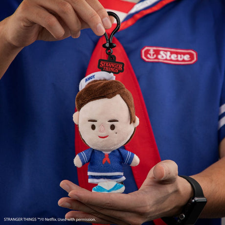 Stranger Things: Steve Scoops Ahoy Plush Keychain