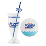 Stranger Things Milkshake Glass Set Scoops Ahoy