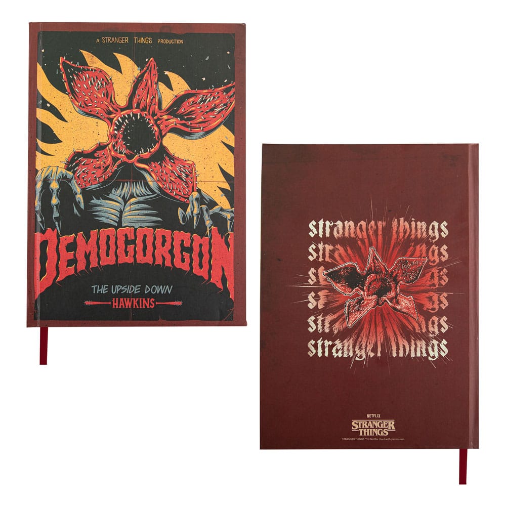 Stranger Things Notebook Demogorgon