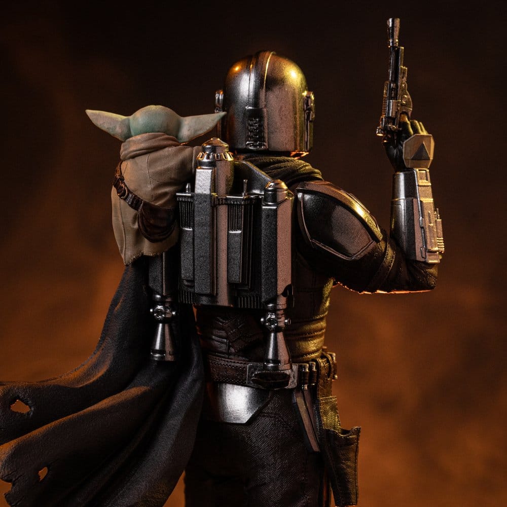 The Mandalorian & Grogu Art Scale Statue 1/10 The Mandalorian and