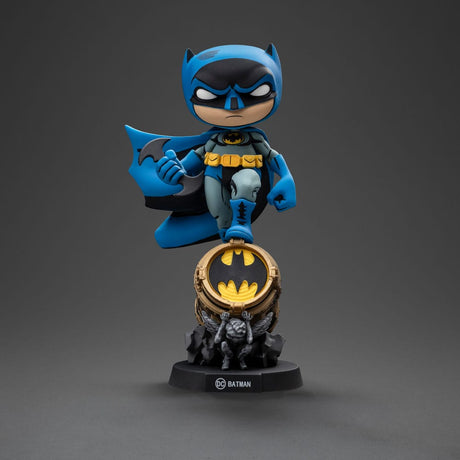 Batman Mini Co. PVC Figure Batman on Bat-Signal (Blue Variant) 15 cm