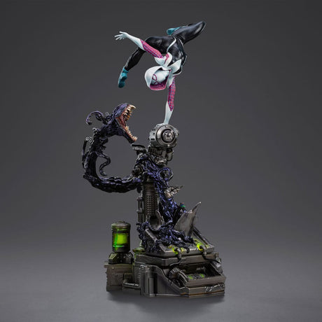 Spider-Man vs Villains Art Scale Statue 1/10 Ghost Spider Diorama  34 cm