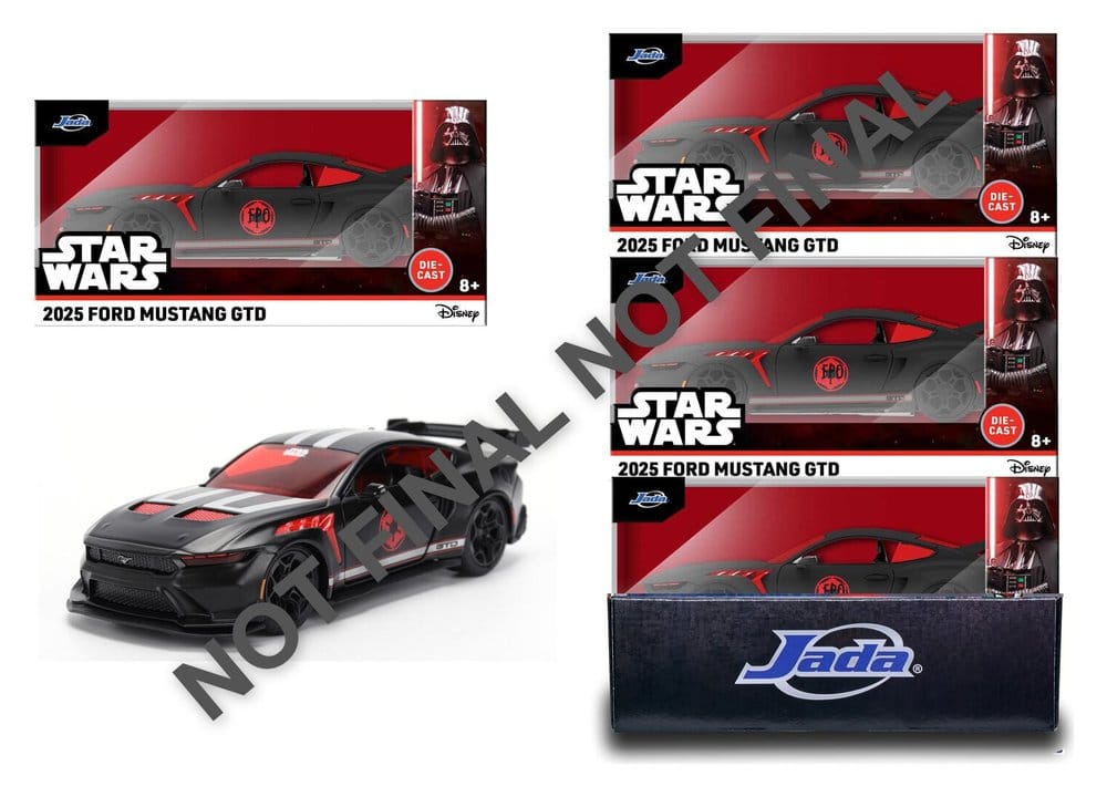 Star Wars Diecast Model 1:32 Darth Vader 2005 Ford Mustang GTD Assortment (6)