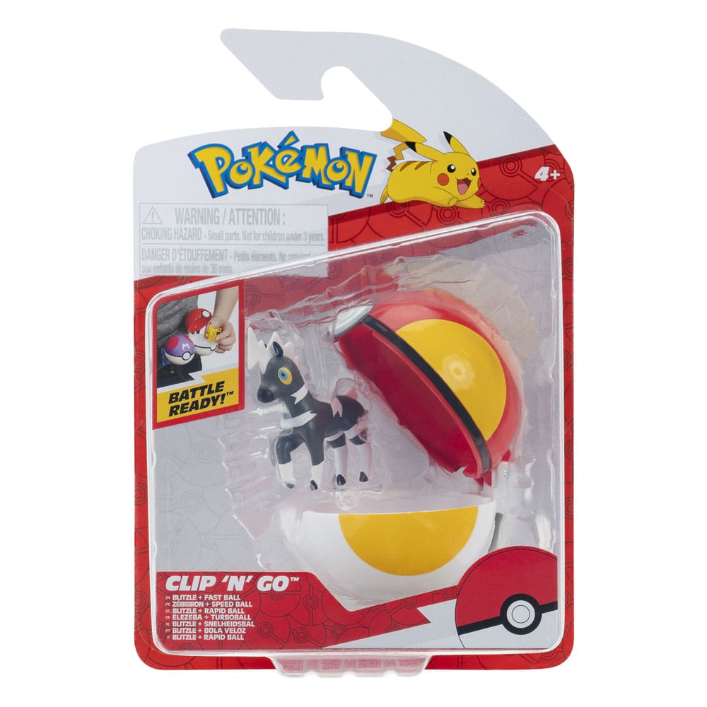 Pokémon Clip'n'Go Poké Balls Blitzle & Fast Ball