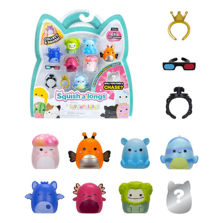 Squishmallows Squish-a-longs minifigures Set of 8 Series 2 Style 2 2,5 cm