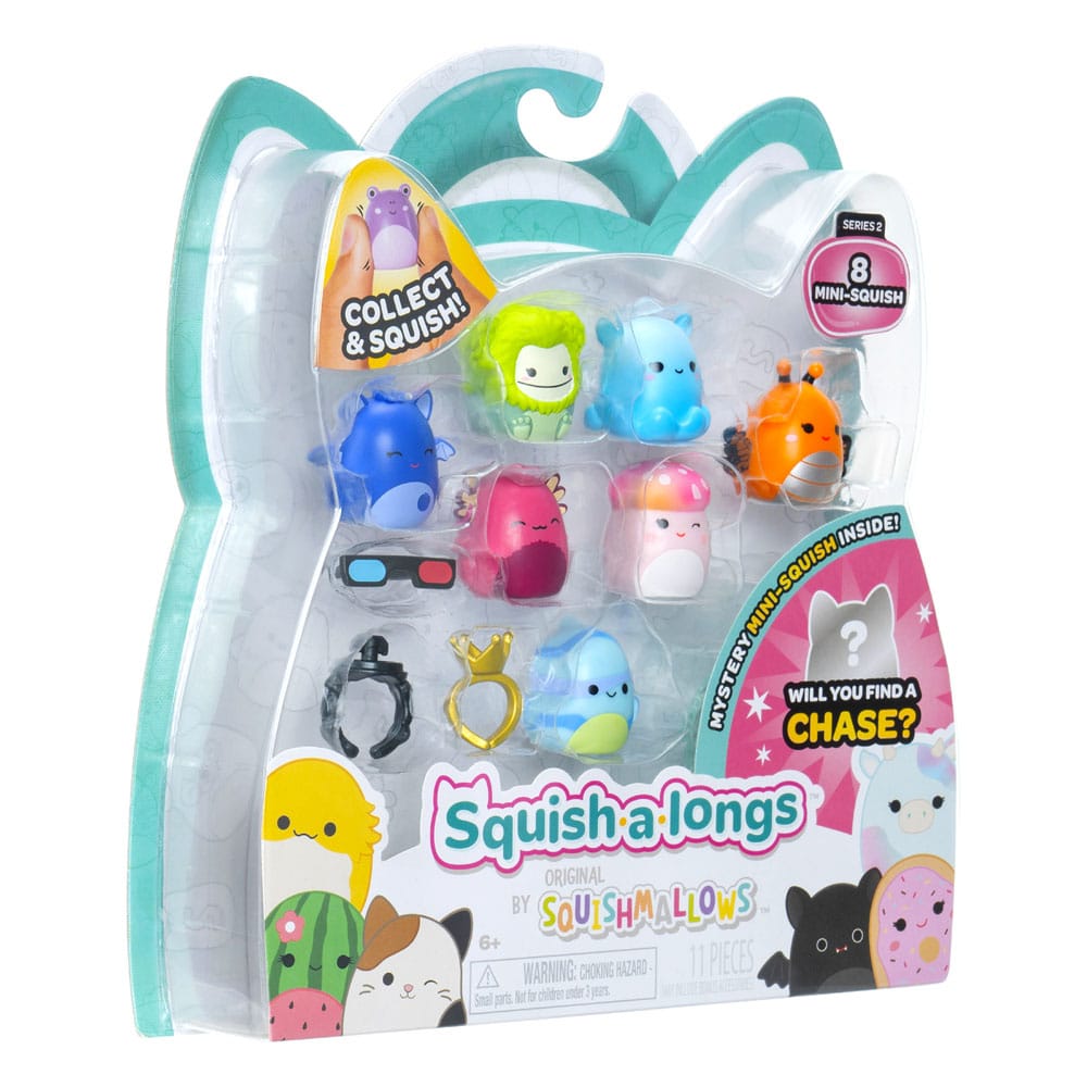 Squishmallows Squish-a-longs minifigures Set of 8 Series 2 Style 2 2,5 cm