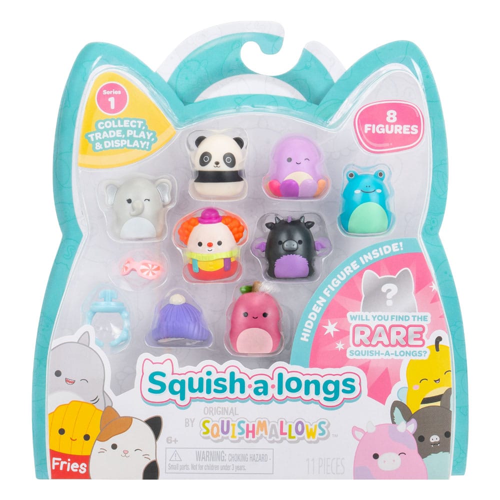 Squishmallow Squish a longs Mini Figures 8-Pack Style 3 3 cm