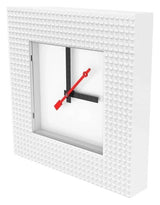 Lego Wall Clock Time by IQHK White