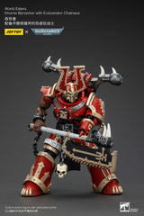 Warhammer 40k Action Figure 1/18 World Eaters Khorne Berzerker with Eviscerator Chainaxe 13 cm