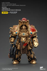 Warhammer The Horus Heresy Action Figure 1/18 Legio Custodes Aquilon Terminator Squad Aquilon with twin-linked Adrathic Destructor 14 cm