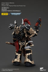 Warhammer 40k Action Figure Chaos Space Marines Black Legion Chosen with Plasma Pistol and Power Axe 20 cm