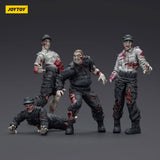 Zombie Dark Source Action Figures 4-Pack Security Guards 8 cm