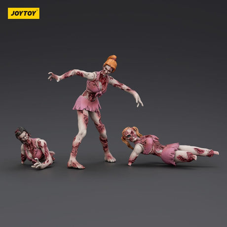 Zombie Dark Source Action Figures 3-Pack Cheer Leaders 8 cm