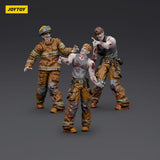 Zombie Dark Source Action Figures 3-Pack Firefighters 8 cm