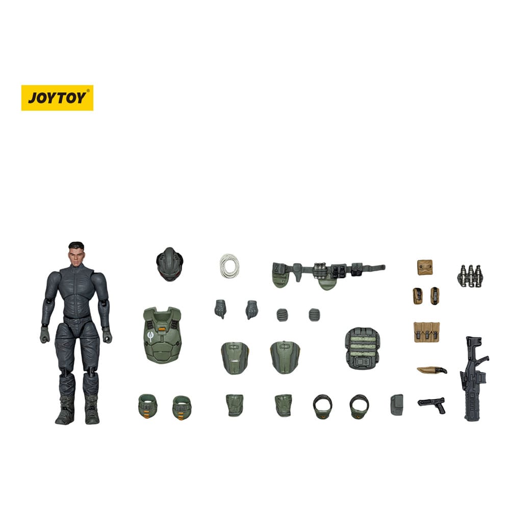 APOC Series Dark Source Action Figur Bedrock Standard Combat Mecha Pilot 8 cm
