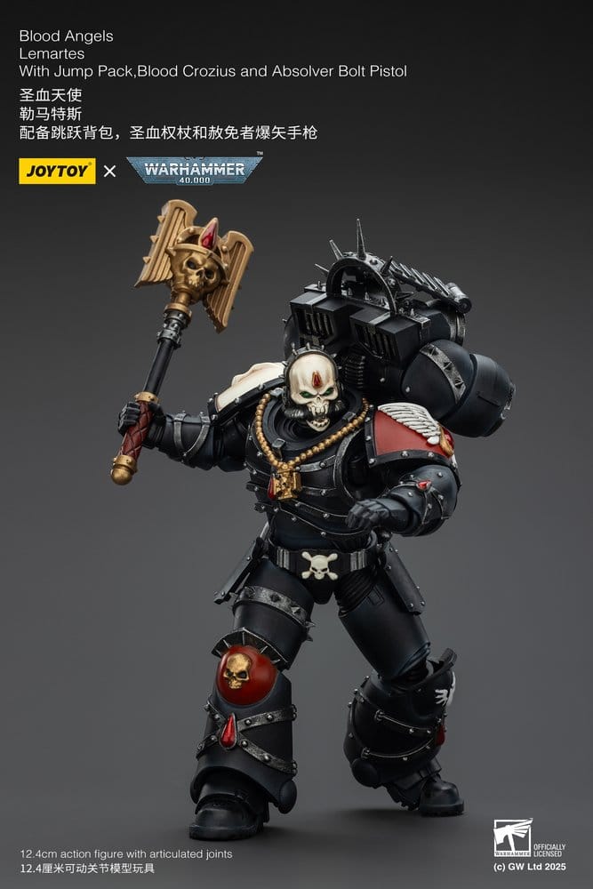 Warhammer 40,000 Action Figure Blood Angels Lemartes 12 cm
