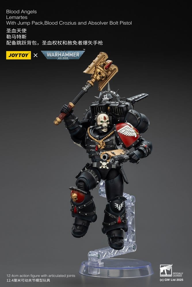 Warhammer 40,000 Action Figure Blood Angels Lemartes 12 cm