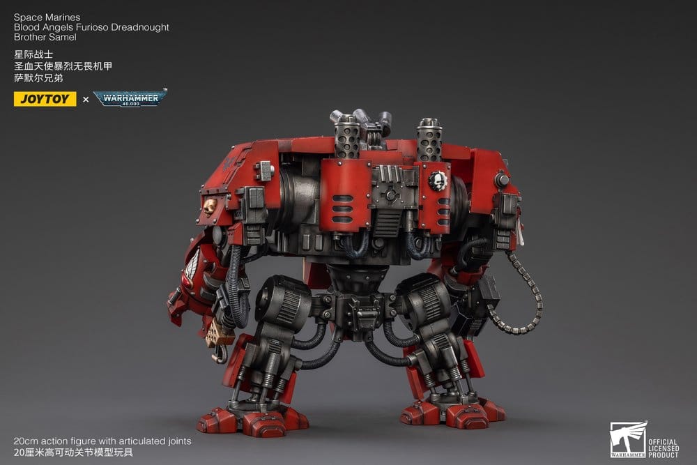 Warhammer 40,000 Action Figure Blood Angels Furioso Dreadnought Brother Samel 20 cm