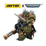 Warhammer 40,000 Action Figure Death Guard Blightlord Terminator 1 with Reaper Autocannon and Bubotic Blades 14 cm