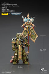 Warhammer 40,000 Action Figure Death Guard Plague Marine Icon bearer with Boltgun and Plague knife 12 cm