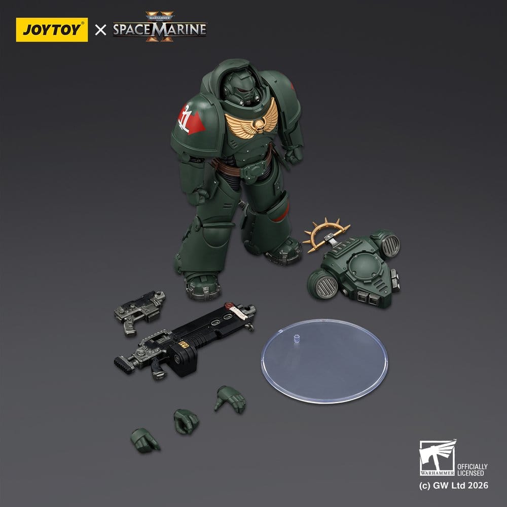 Warhammer 40,000 Action Figure Game Edition Dark Angels Heavy Intercessor 13 cm