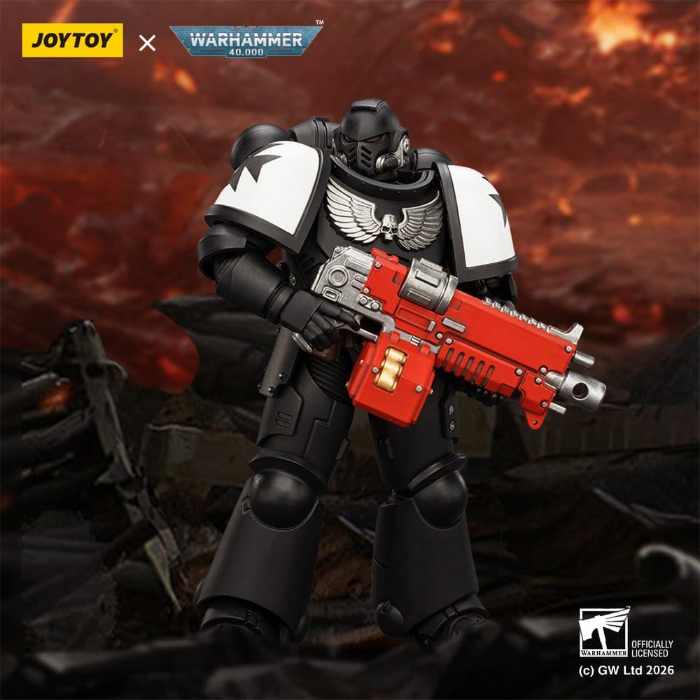 Warhammer 40,000 Action Figure Black Templars Intercessor 12 cm