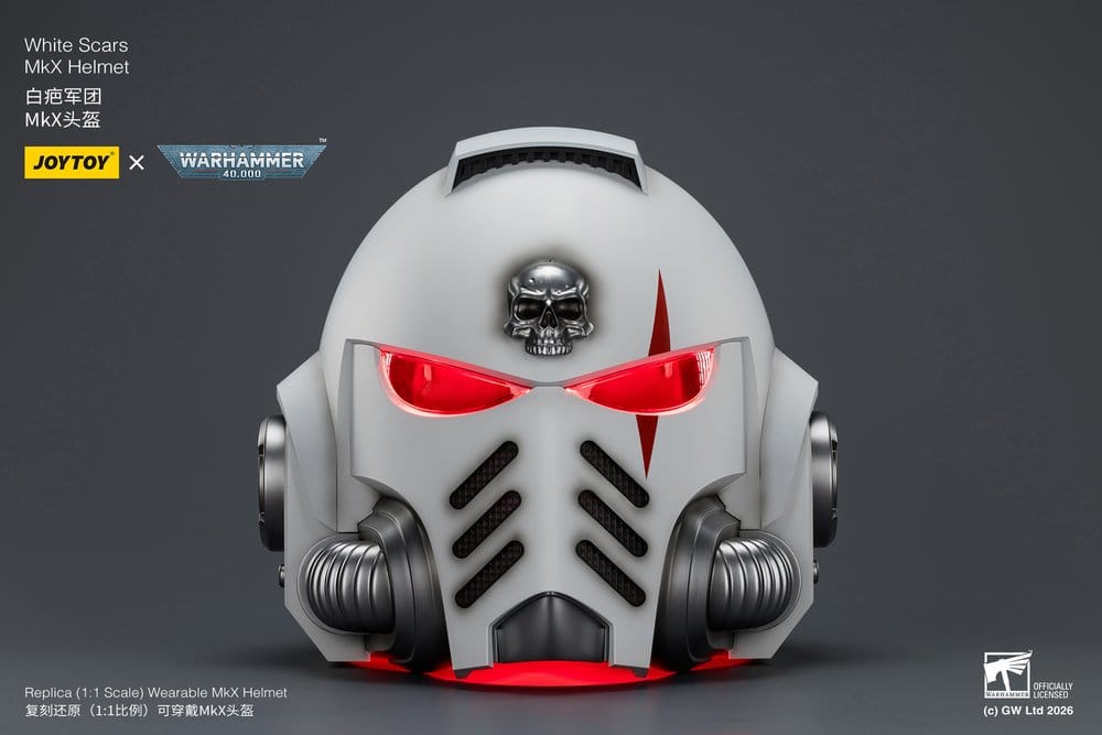 Warhammer 40,000 Helmet White Scars MkX 30 cm