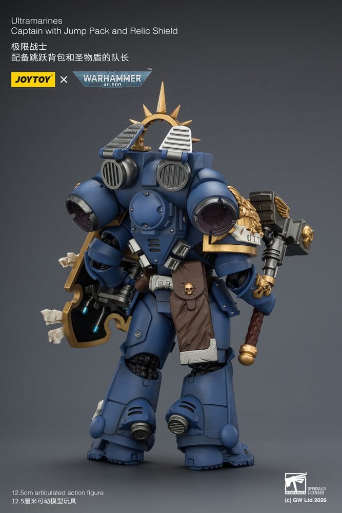 Warhammer Action Figure Ultramarines Captain 13 cm