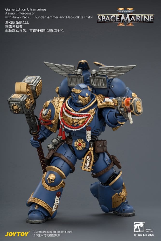 Warhammer Action Figure Game Edition Ultramarines Assault Intercessor 12 cm
