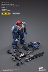 Warhammer 40k Action Figure 1/18 Ultramarines Heroes of the Chapter Brother Veteran Sergeant Castor 12 cm