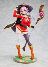 Super Sonico x Konosuba PVC Statue 1/7 Super Sonico Megumin collaboration Ver. 25 cm