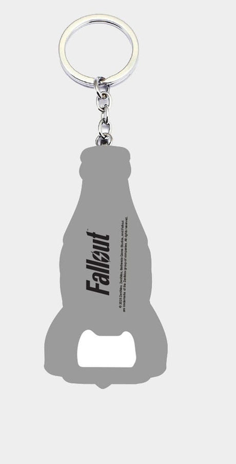 Fallout Keychain with Bottle Opener Nuka Cola Logo