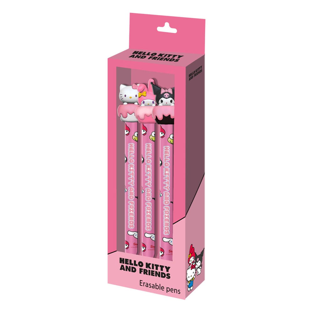 Sanrio Erasable Gel Pens 3-Pack