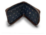 One Piece Wallet Man Zip Skull