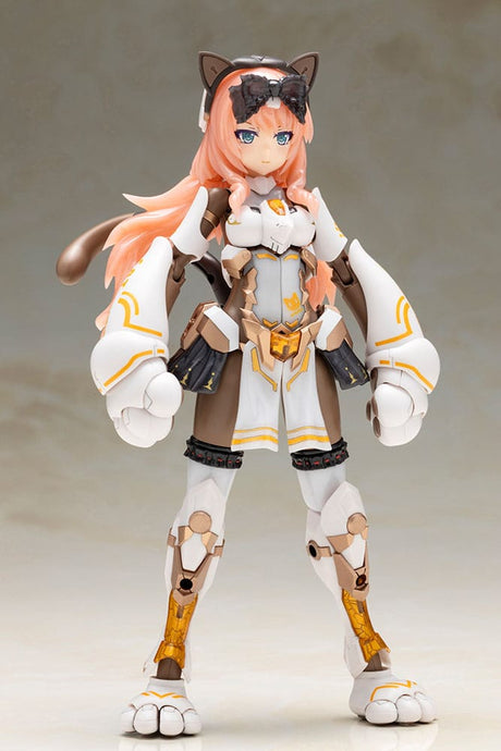 Frame Arms Girl Plastic Model Kit Durga I Cat Armor Ver. Calico 16 cm