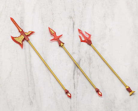 Kotobukiya M.S.G. Model Kit Accessory Set Virtuous Style 11 Pole Weapon Set Flamerite Ver.