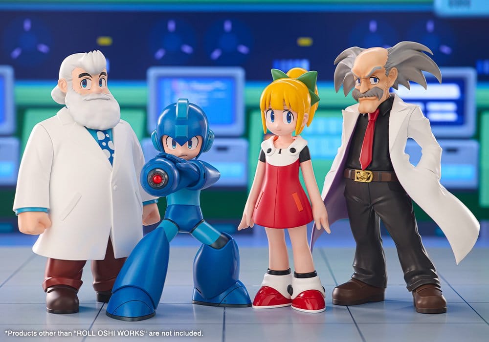 Mega Man Oshi Works PVC Figure Roll 19 cm