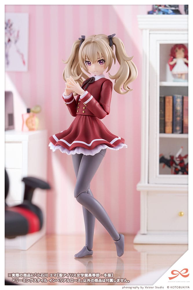 Sousai Shojo Teien Plastic Model Kit 1/10 Emma Koishikawa (St. Iris Gakuen Girl´s High School Winter Clothes) Dreaming Style Imperial Rose 14 cm