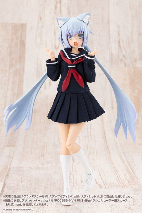 Sousaishojoteien Plastic Model Kit Grand Scale Dress Up Body M with Stylet 25 cm
